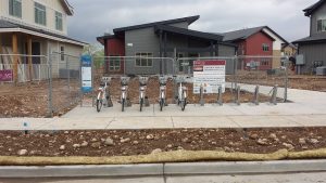 Housing Catalyst’s Village on Redwood Station marks Bike Share’s first venture out north, and also our first station living within a residential neighborhood.